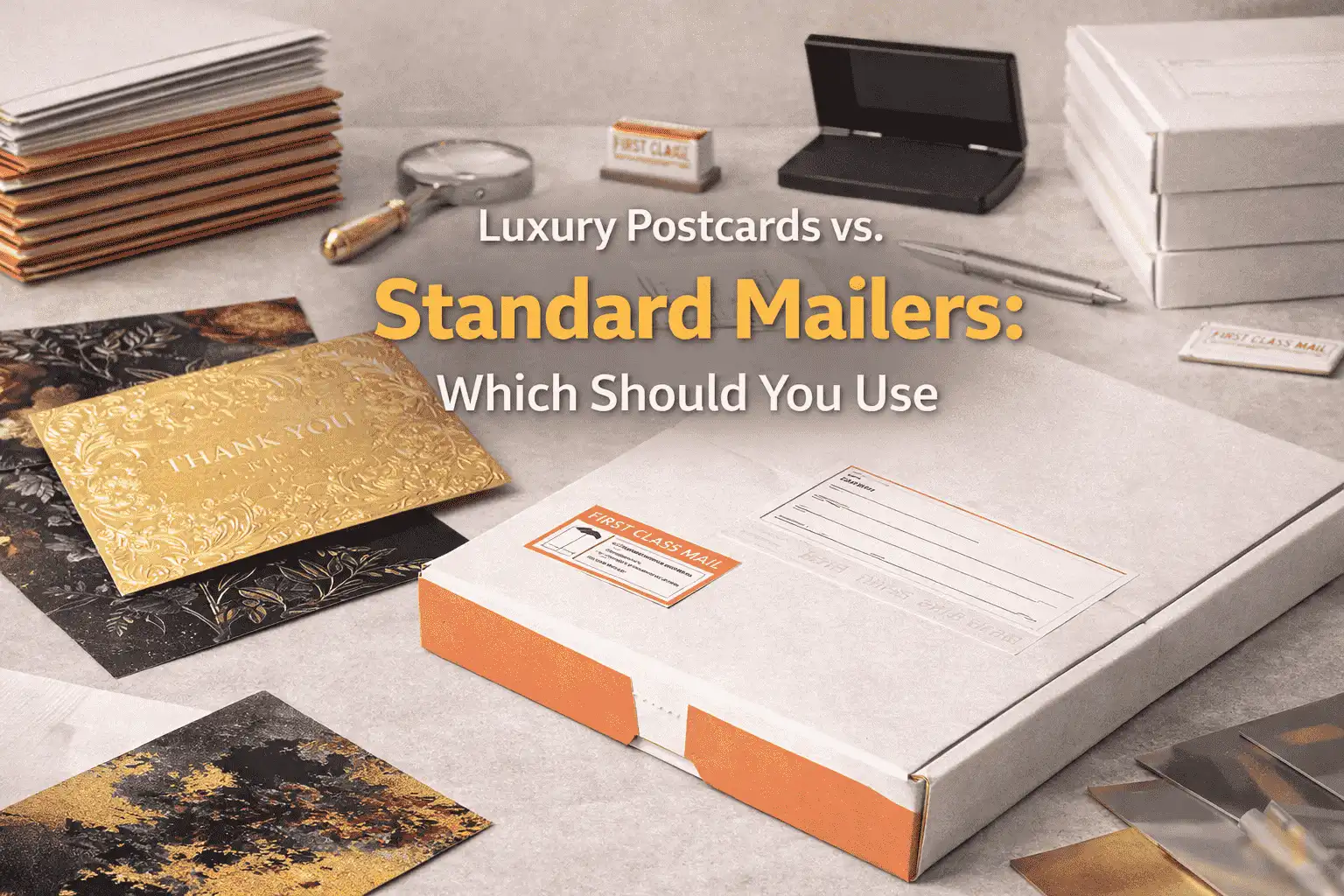 Luxury Postcards vs. Standard Mailers: Which Should You Use